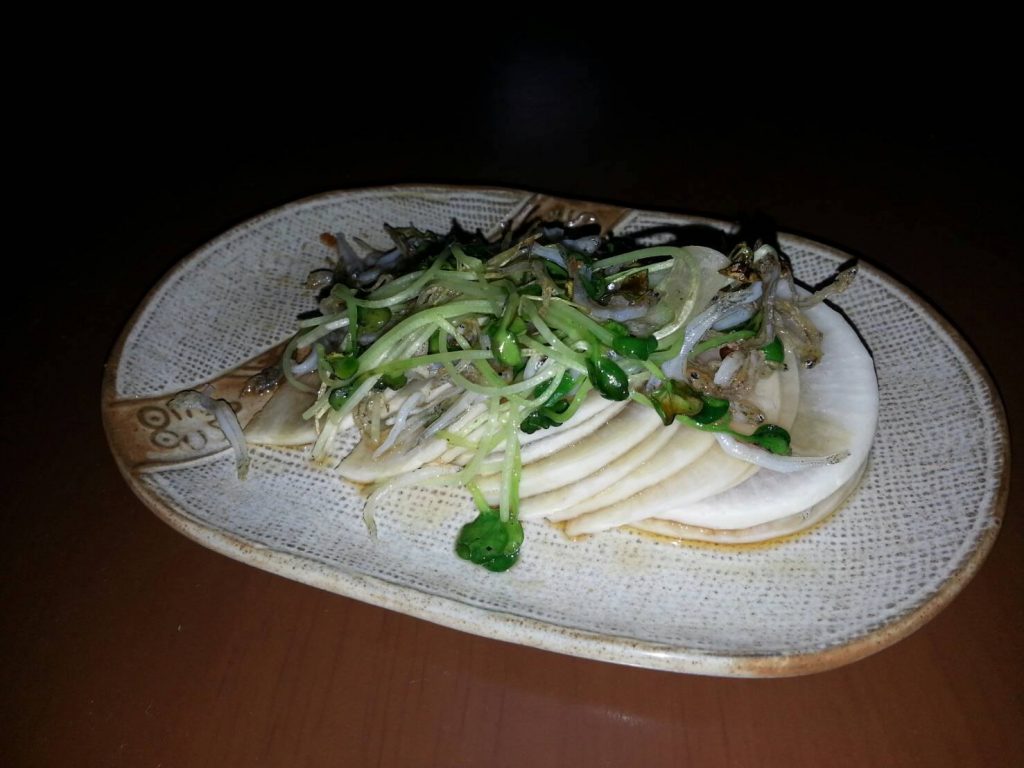 大根じゃこのせ